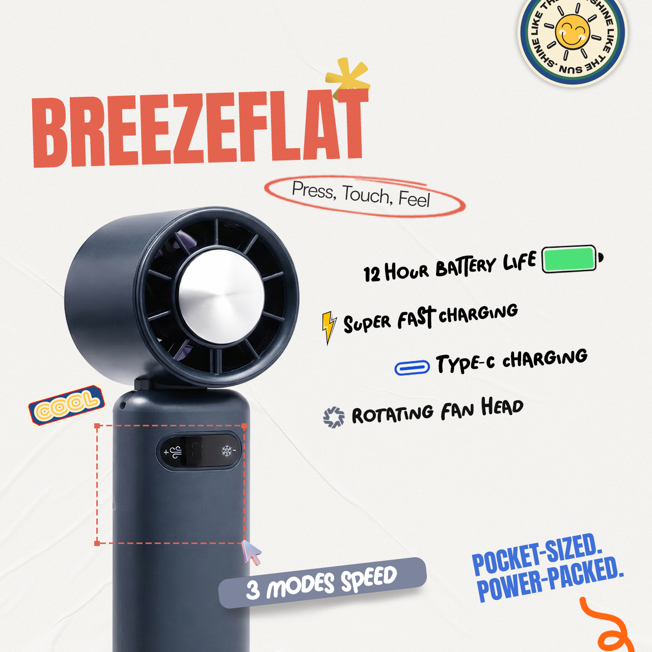 BreezeFlat Fan