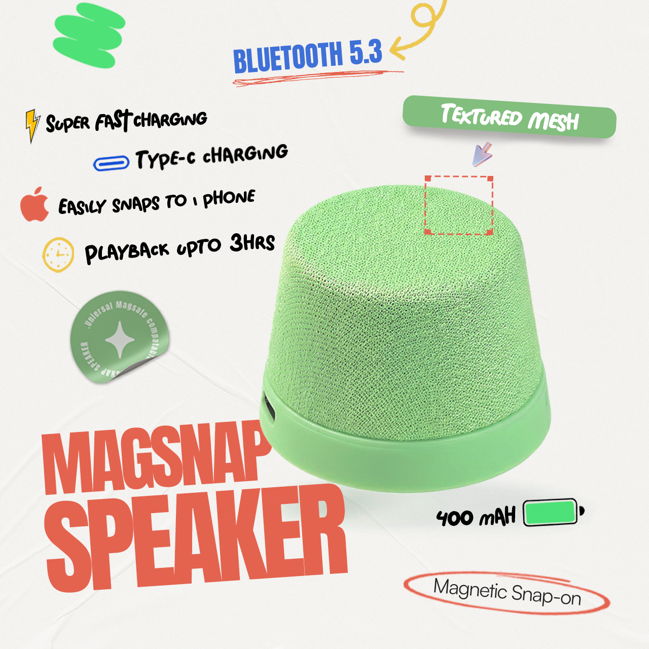 Magsnap Speaker