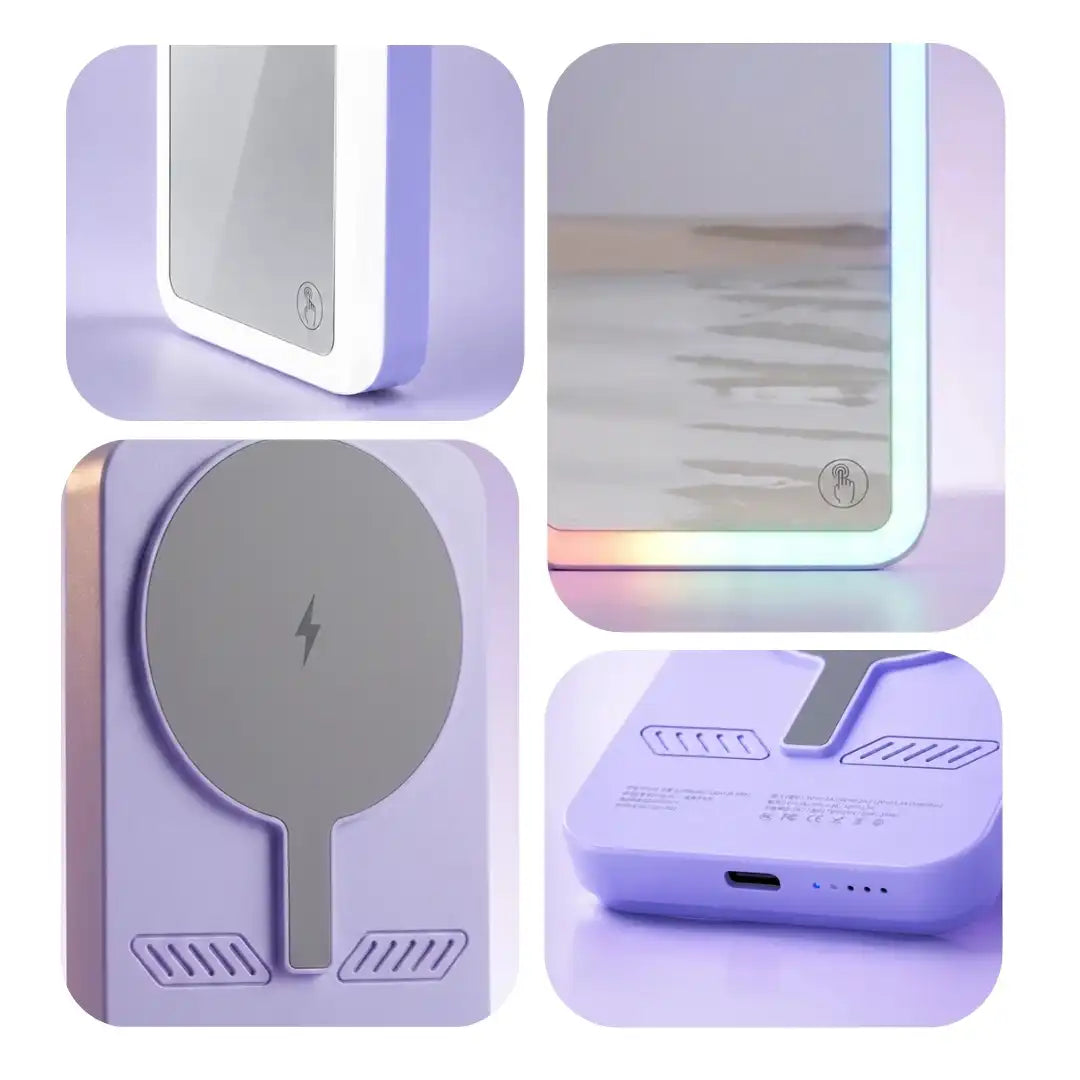 MirrorGlow Power Bank